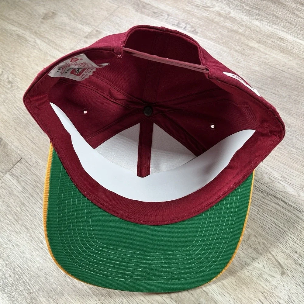 VTG USC Trojans Snapback Hat College NCAA Youngan Signatures Red‎ Yellow Cap